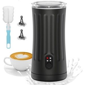 Electric Milk Frother, 4-in-1 Milk Steamer & Frother, 8.1oz/240ml Automatic Warm